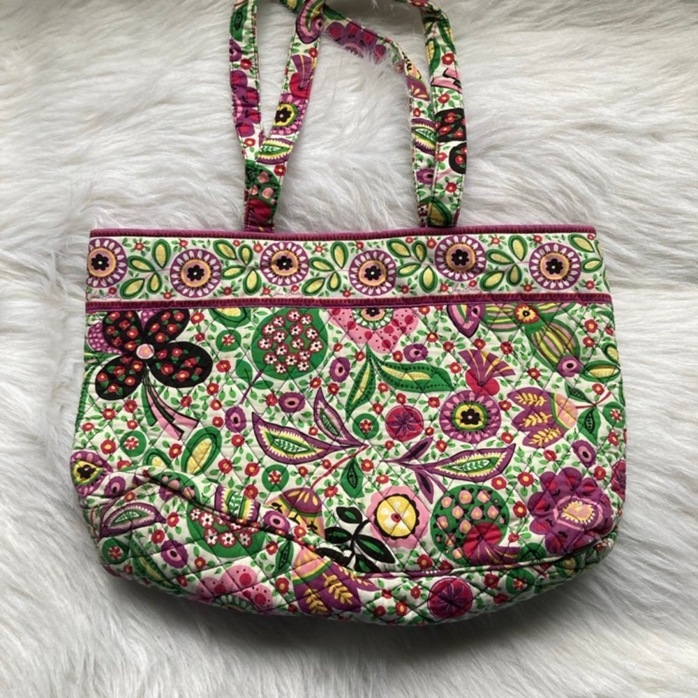 Vera Bradley Multicolor Floral Satchel
